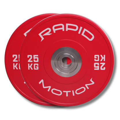 Rapid Motion PU Urethane Coated Bumper Plates Sets-Gym Direct