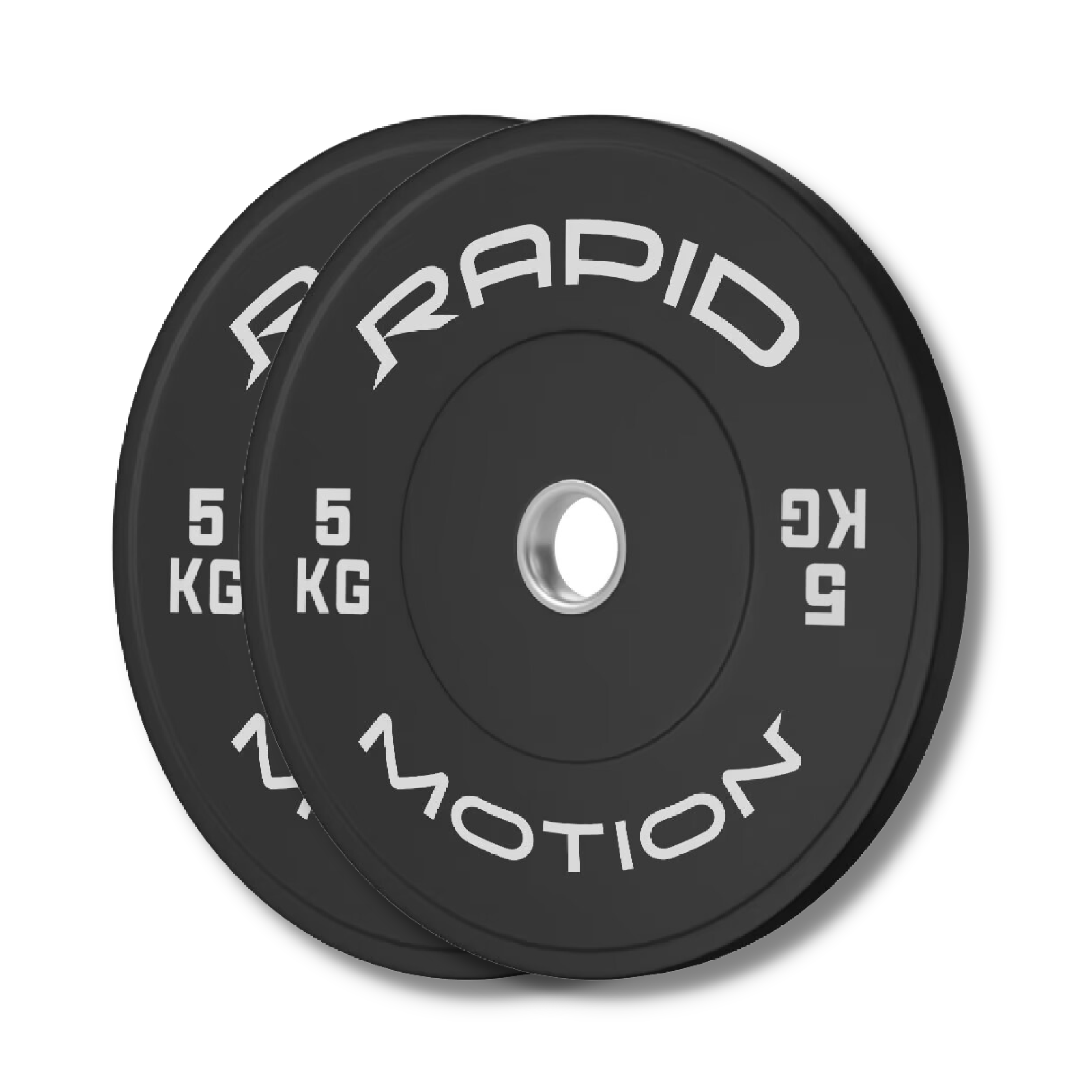 -Budget Black Bumper Plates-Gym Direct