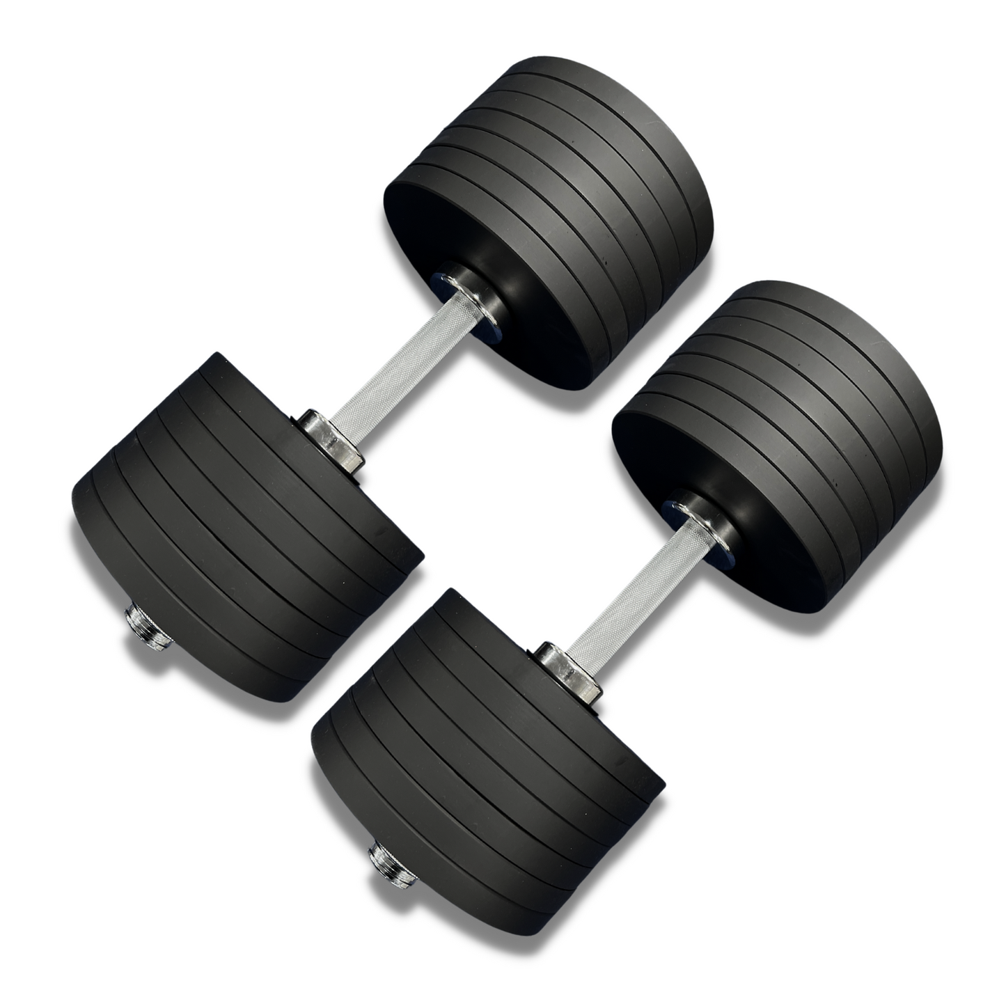 Muscle Motion Cast Iron Adjustable Olympic Dumbbell Set-Gym Direct