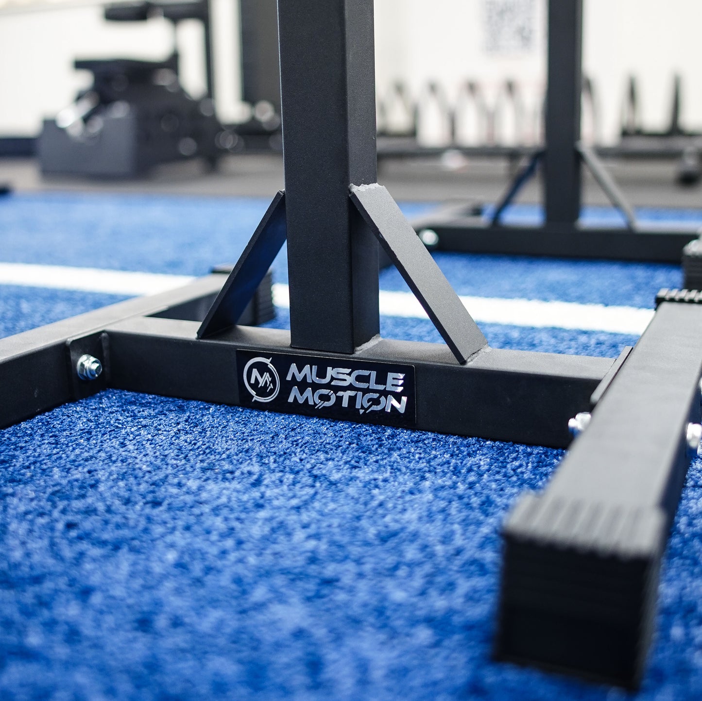 Pair of Adjustable Barbell Squat Stands-Squat Racks and Stands-Gym Direct