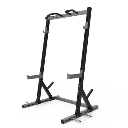 Muscle Motion Package Deal 23 - Half Rack, Adjustable Bench, Barbell and 100KG Bumper Plate Set