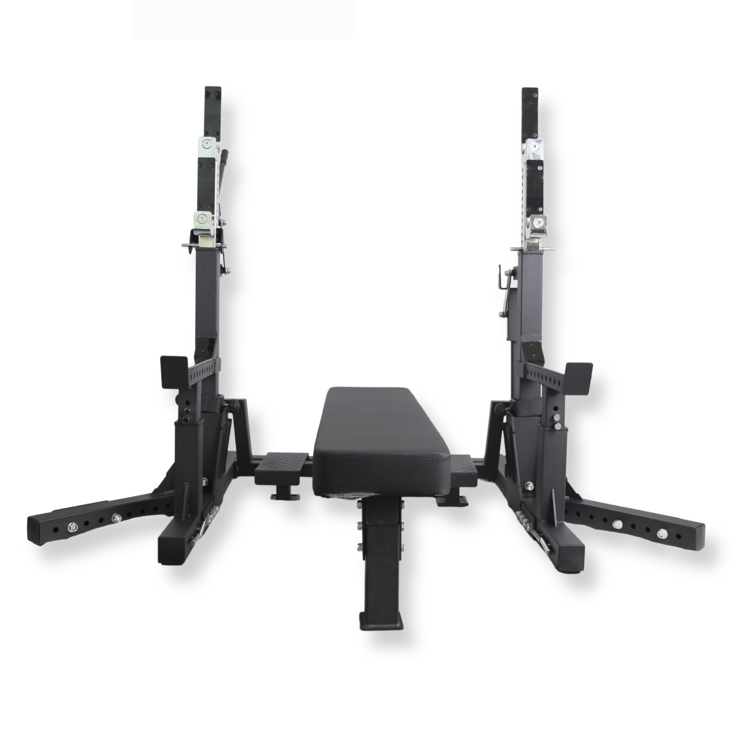 Muscle Motion IPF Commercial Powerlifting Rack Bench Press Combo Rack-Gym Direct