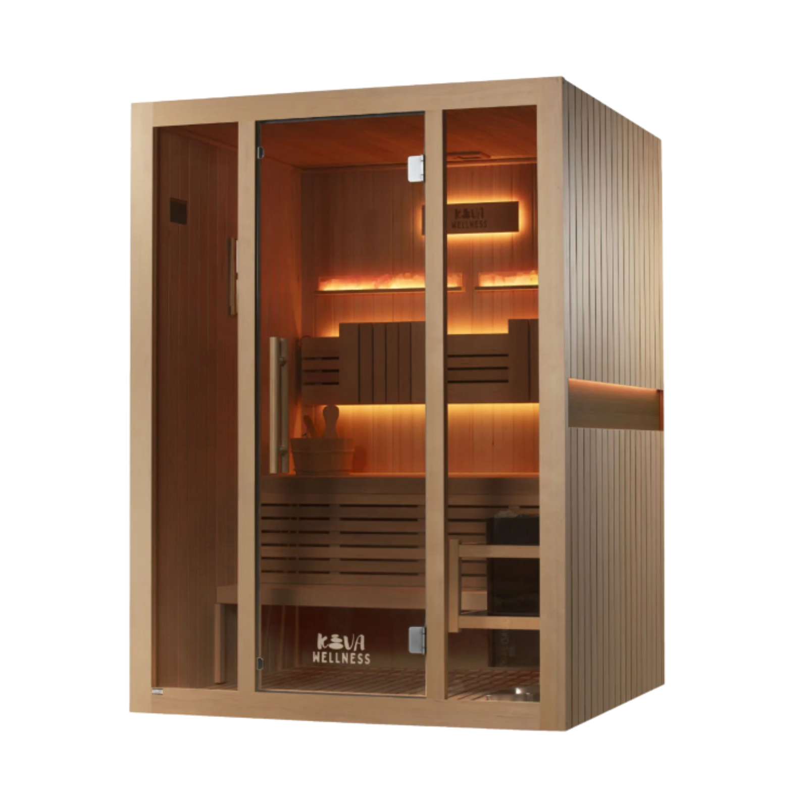 -Traditional Double Tier Finnish Sauna-Gym Direct