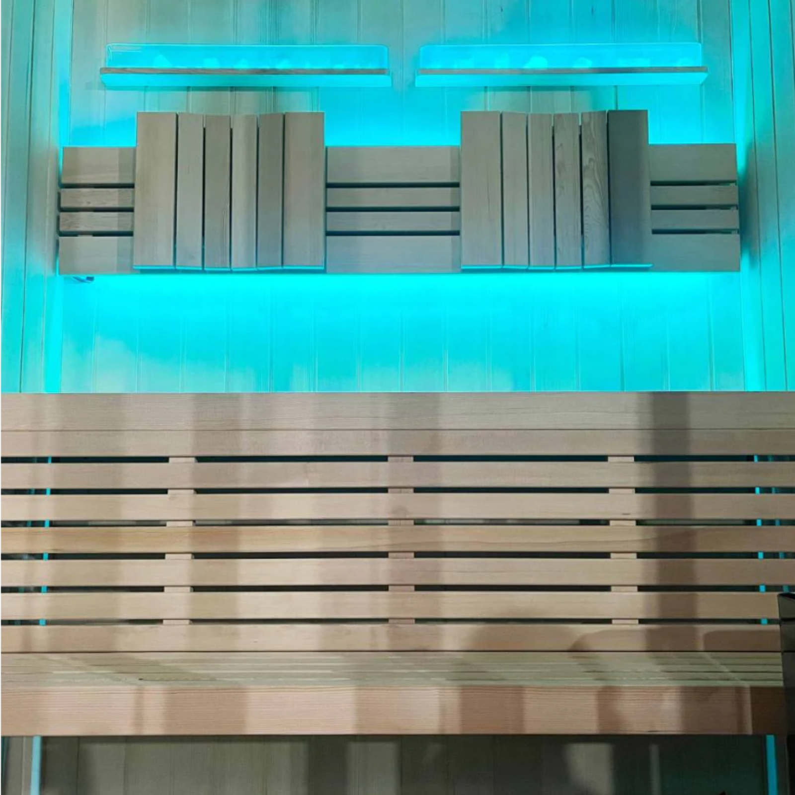 -Traditional Double Tier Finnish Sauna-Gym Direct