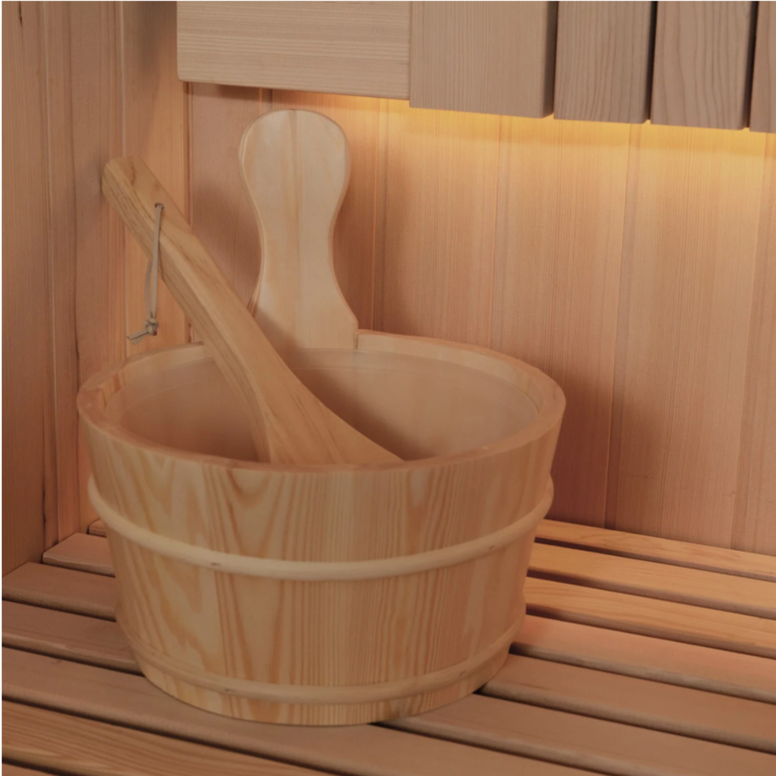 -Traditional Double Tier Finnish Sauna-Gym Direct