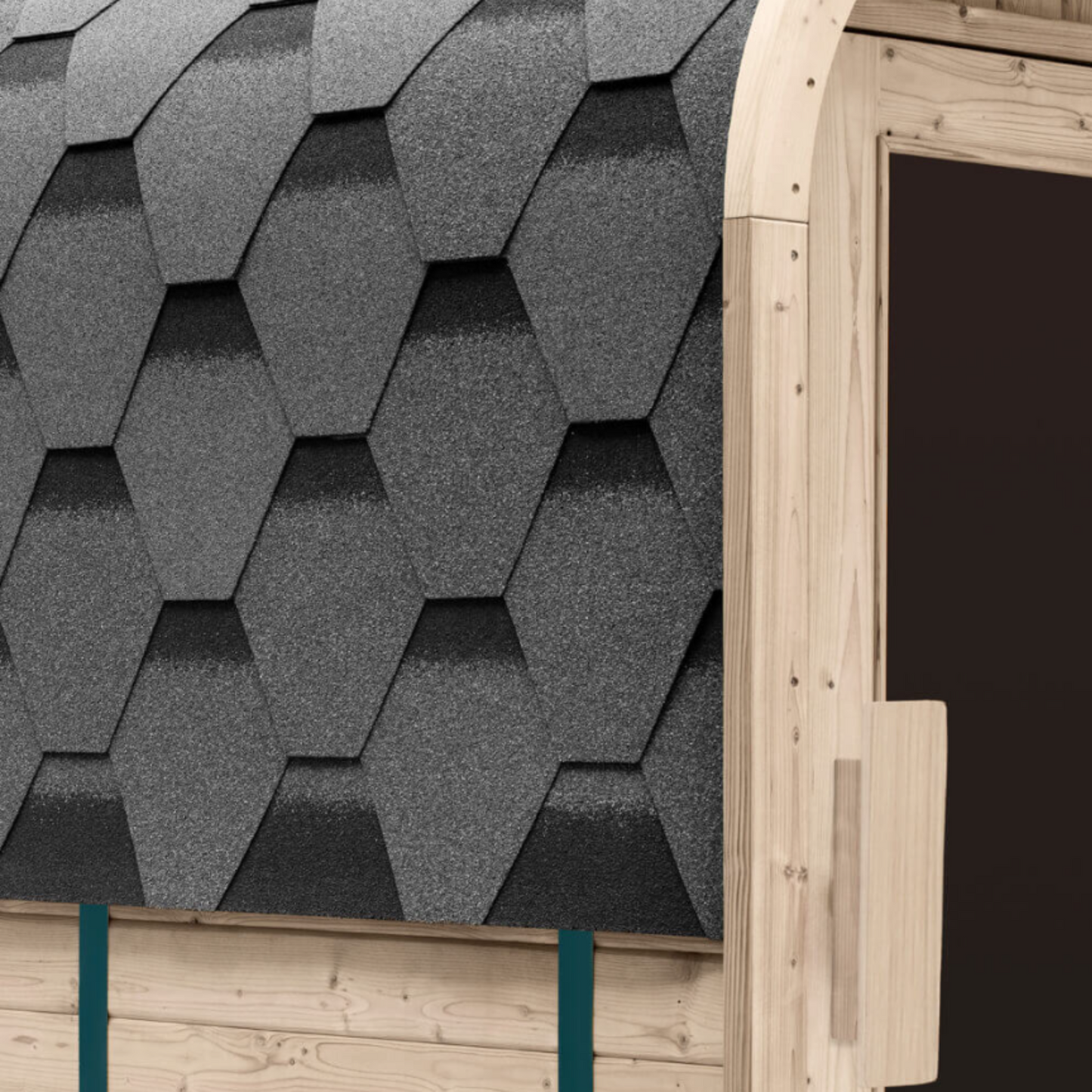 -Outdoor Traditional Finish Sauna-Gym Direct