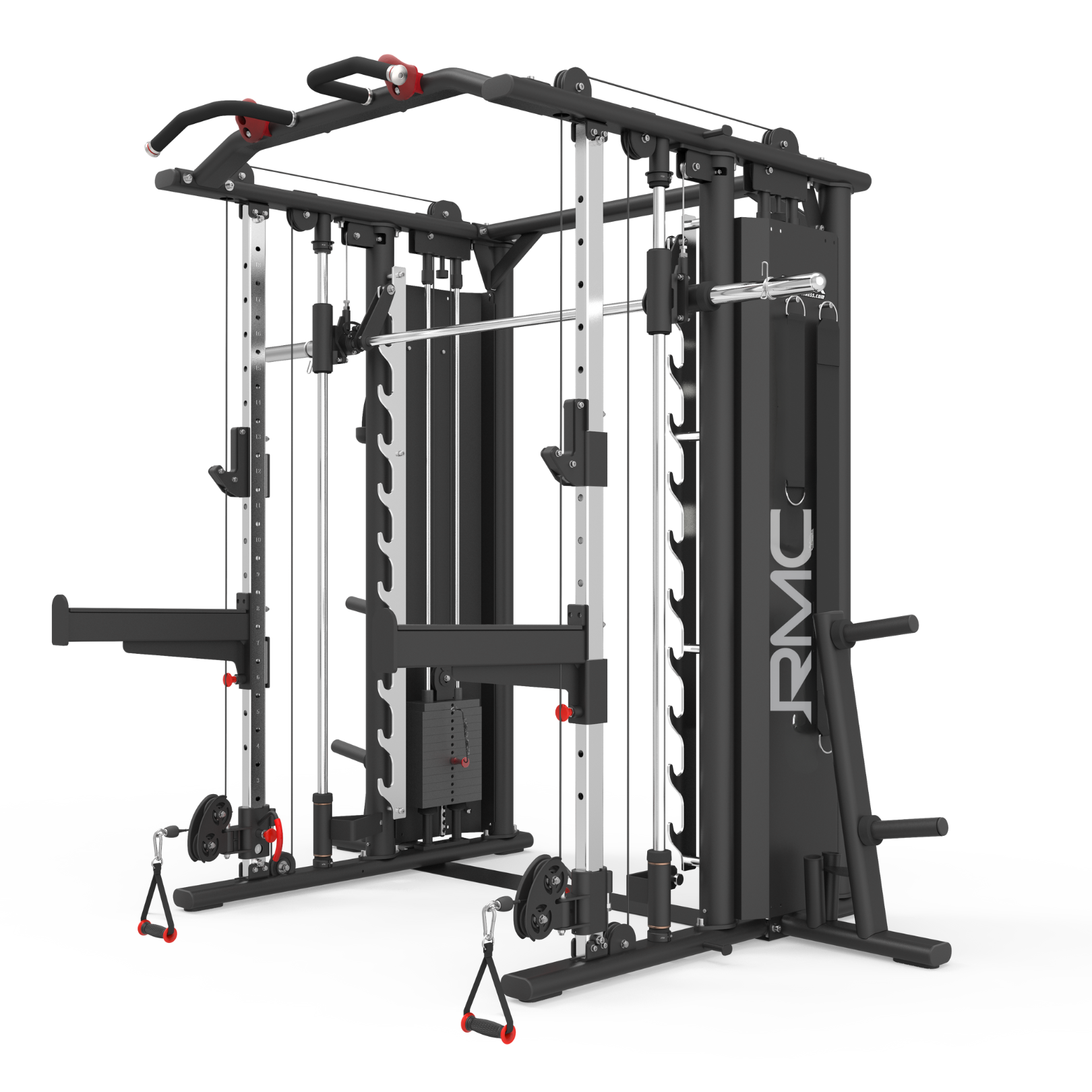 RMC Commercial Smith Machine Power Rack and Functional Trainer in