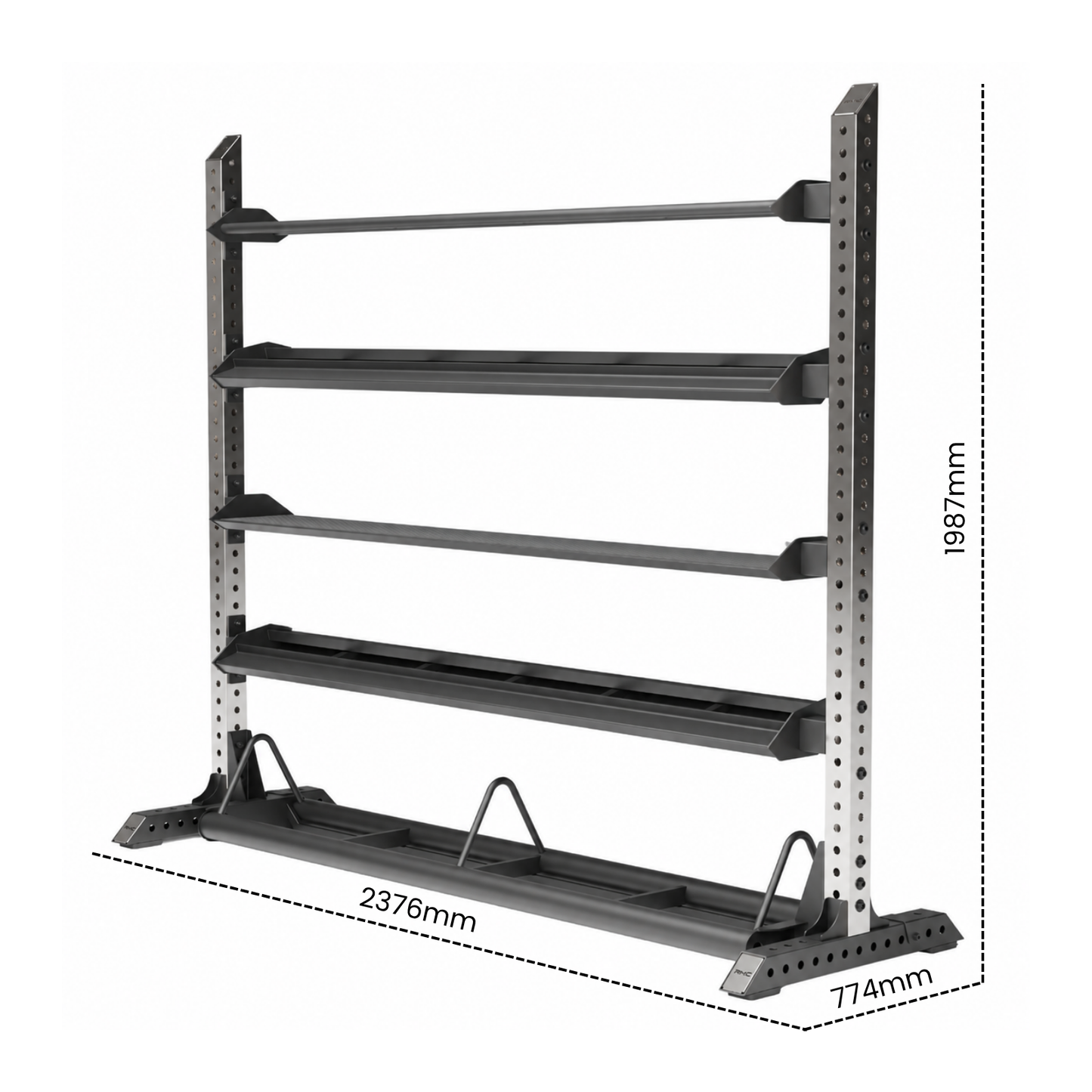 RMC Gravix Series Extended Full-Height Storage Rack