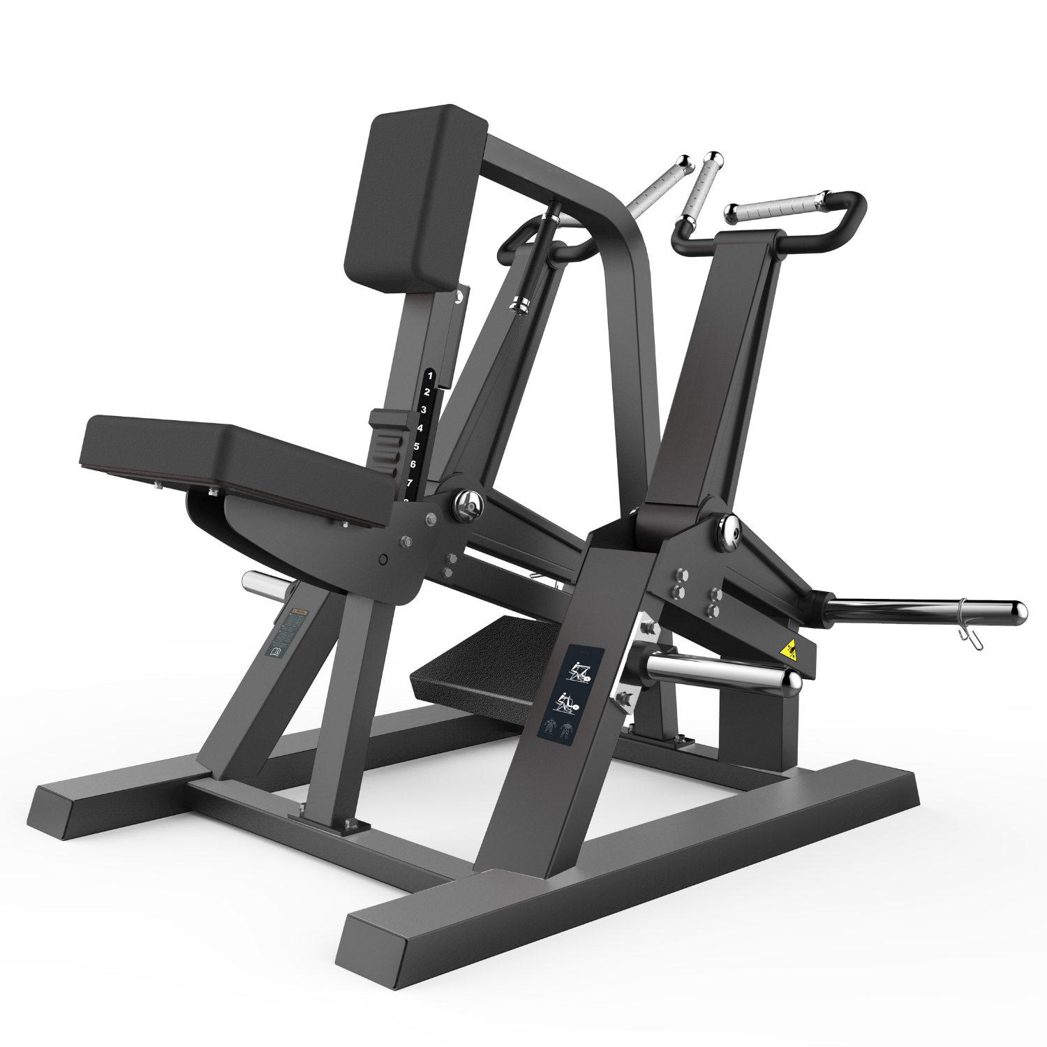 Seated Row Machine Iso Lateral Low Row Plate Loaded Iso Low Row