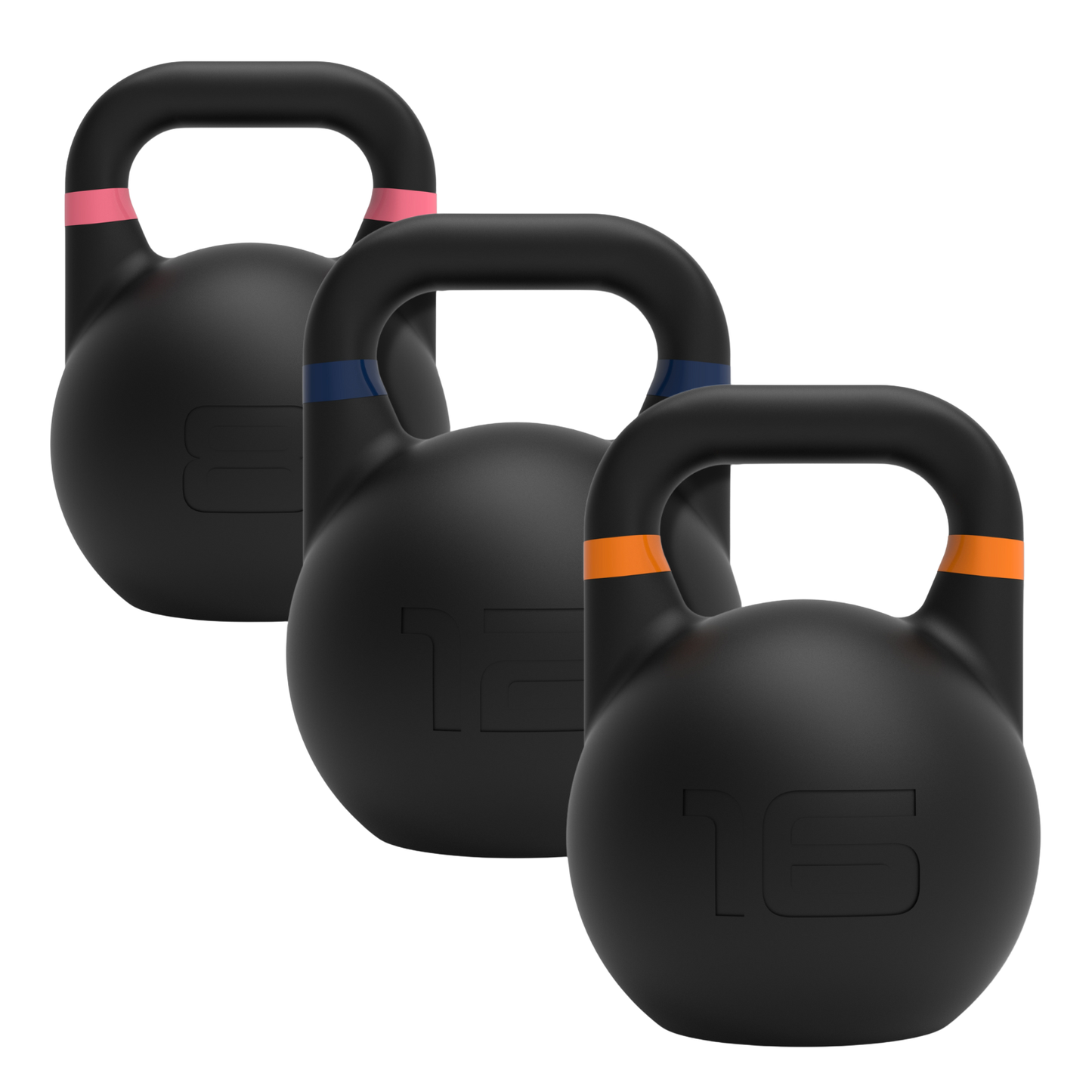 Rapid Motion Competition Kettlebell Pack 8/12/16kg