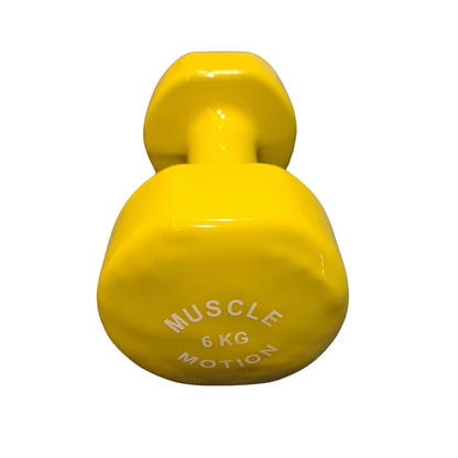 Muscle Motion Vinyl Dumbbells Available 1 - 10kg (Pair)