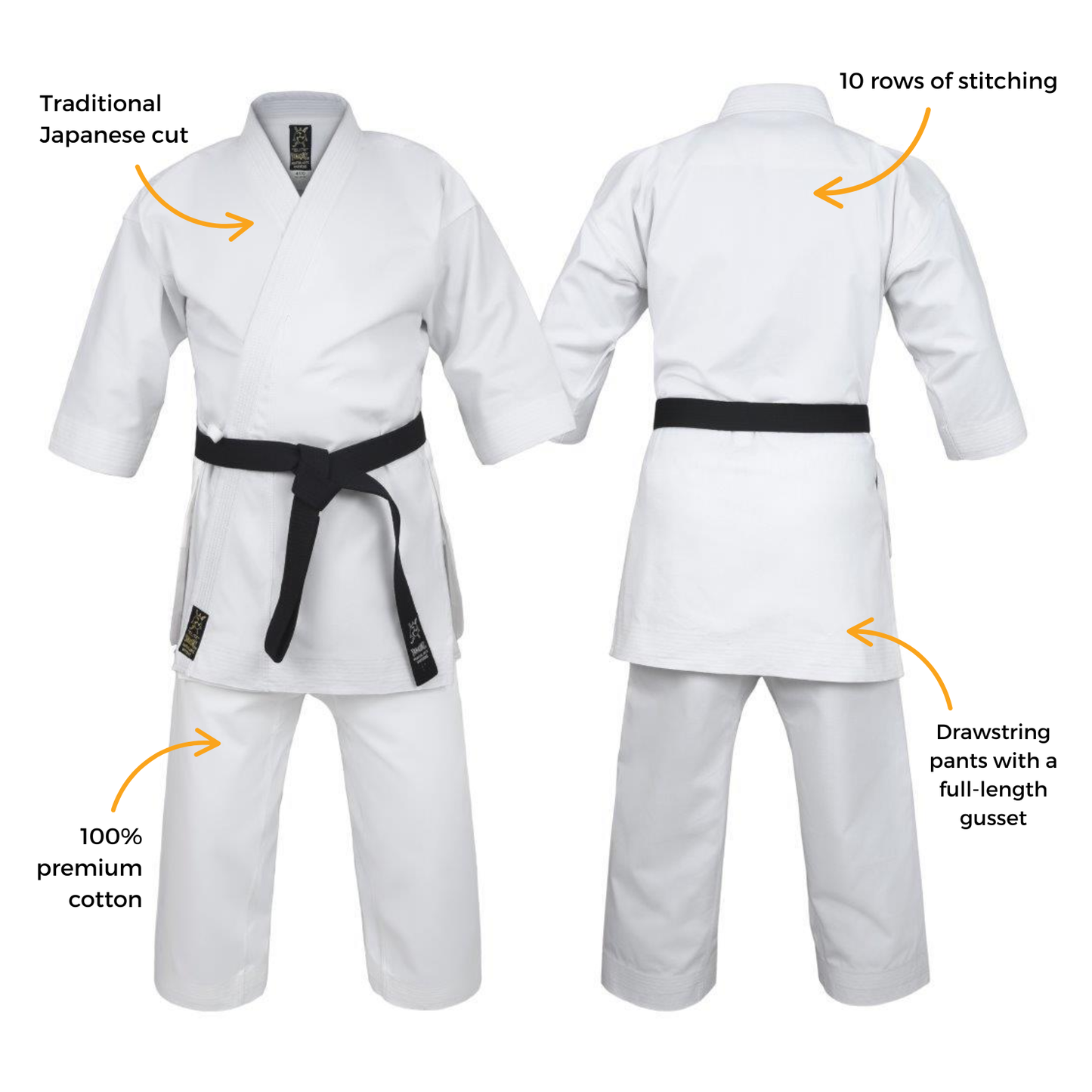 Yamasaki Elite Karate Kata GI - 14oz