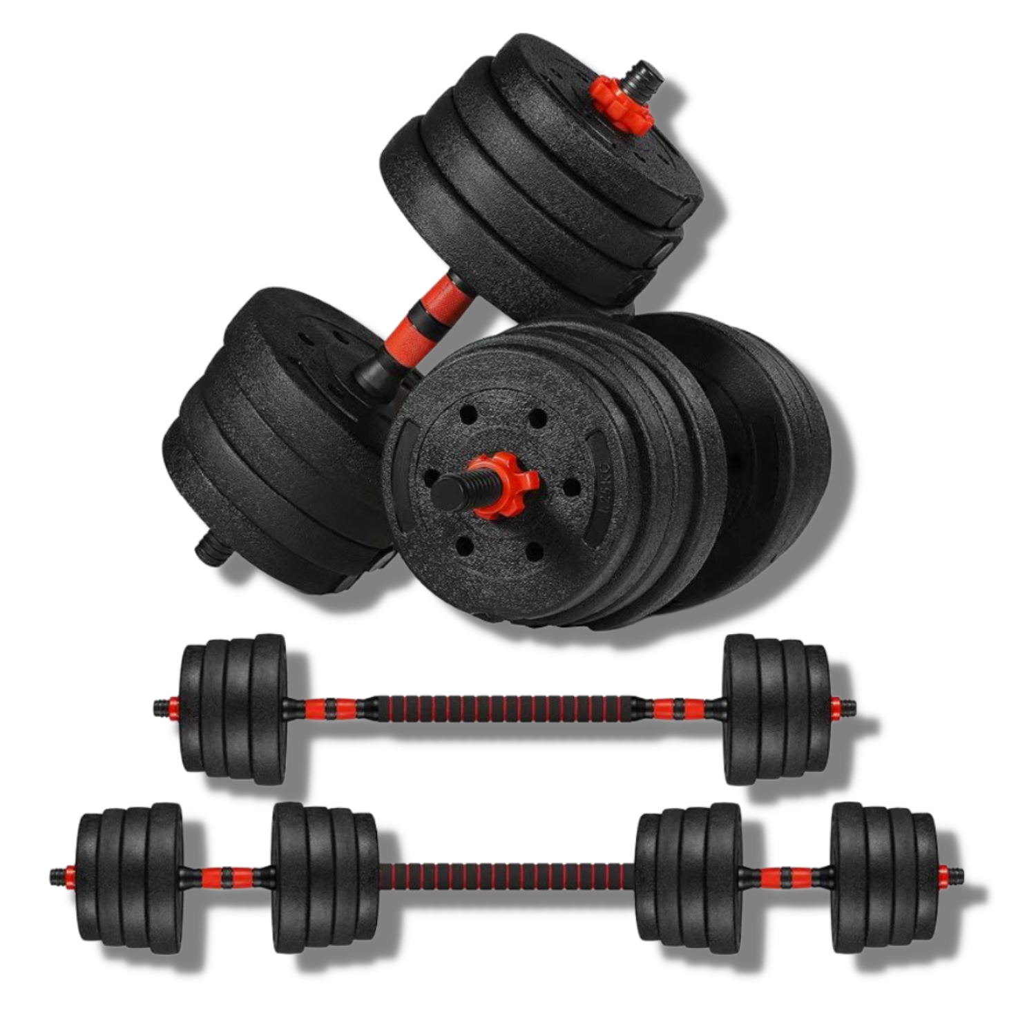 Athleteus Adjustable Dumbbell Barbell Sets
