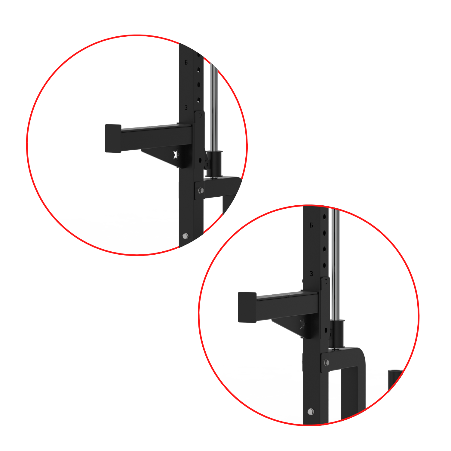 Rack Safety Spotter Stands Rack Spotter Muscle Motion Safety