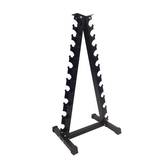 A Frame Dumbbell Rack for Rubber Hex  and Chrome Dumbbells-Dumbbell Racks-Gym Direct