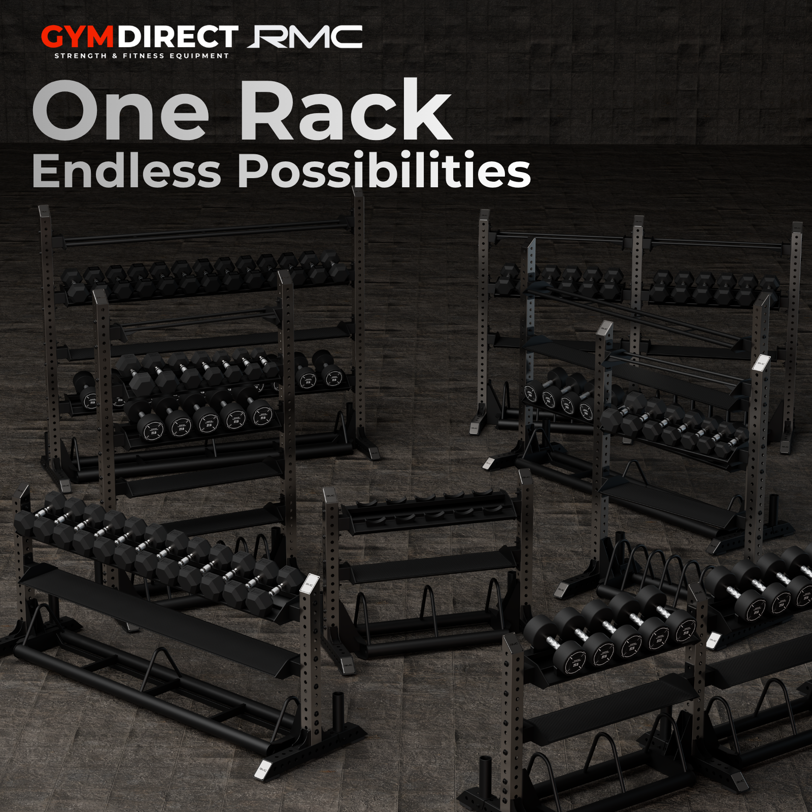 RMC Gravix Multi-Functional Storage Rack