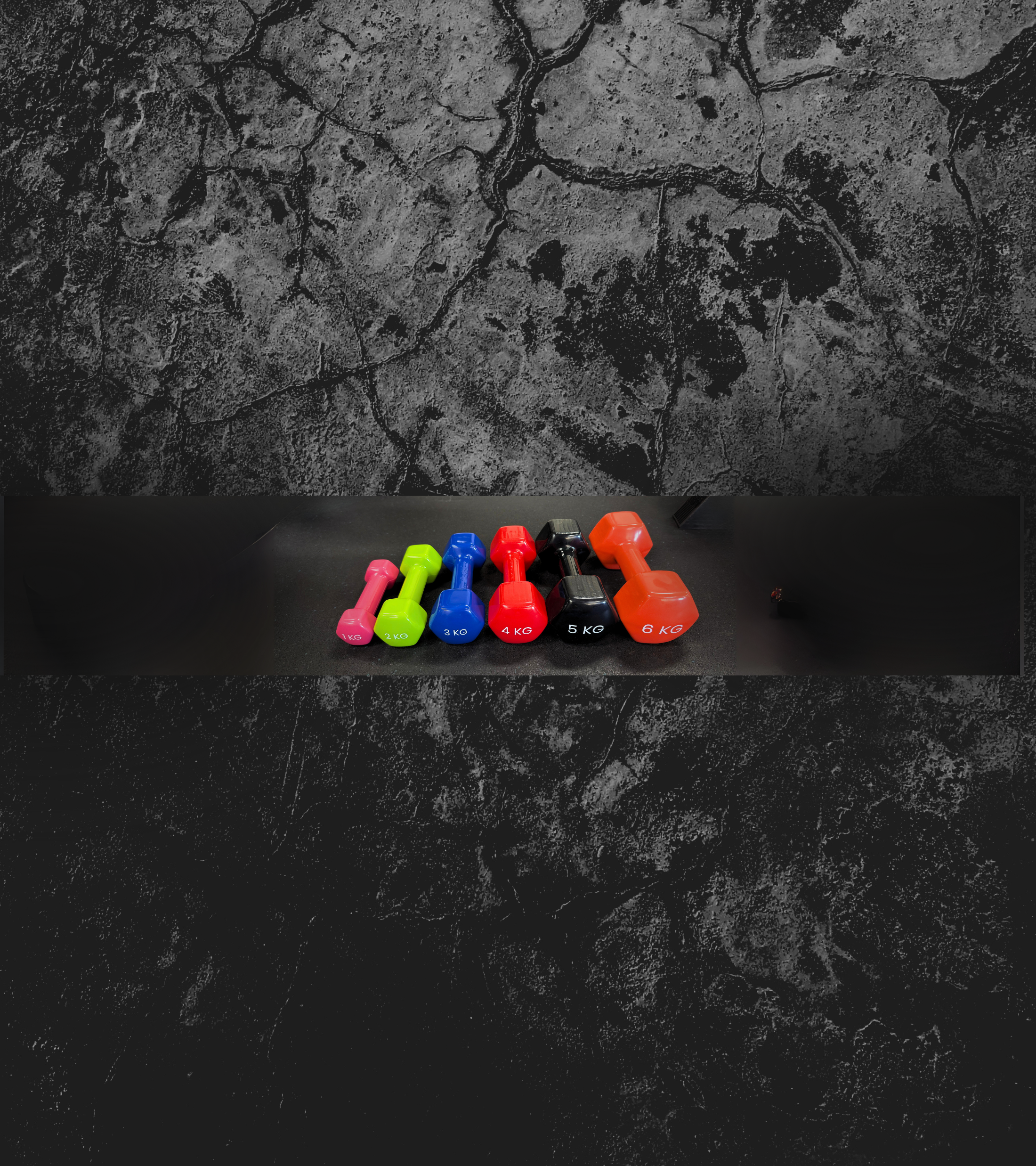 Vinyl Dumbbells-Gym Direct