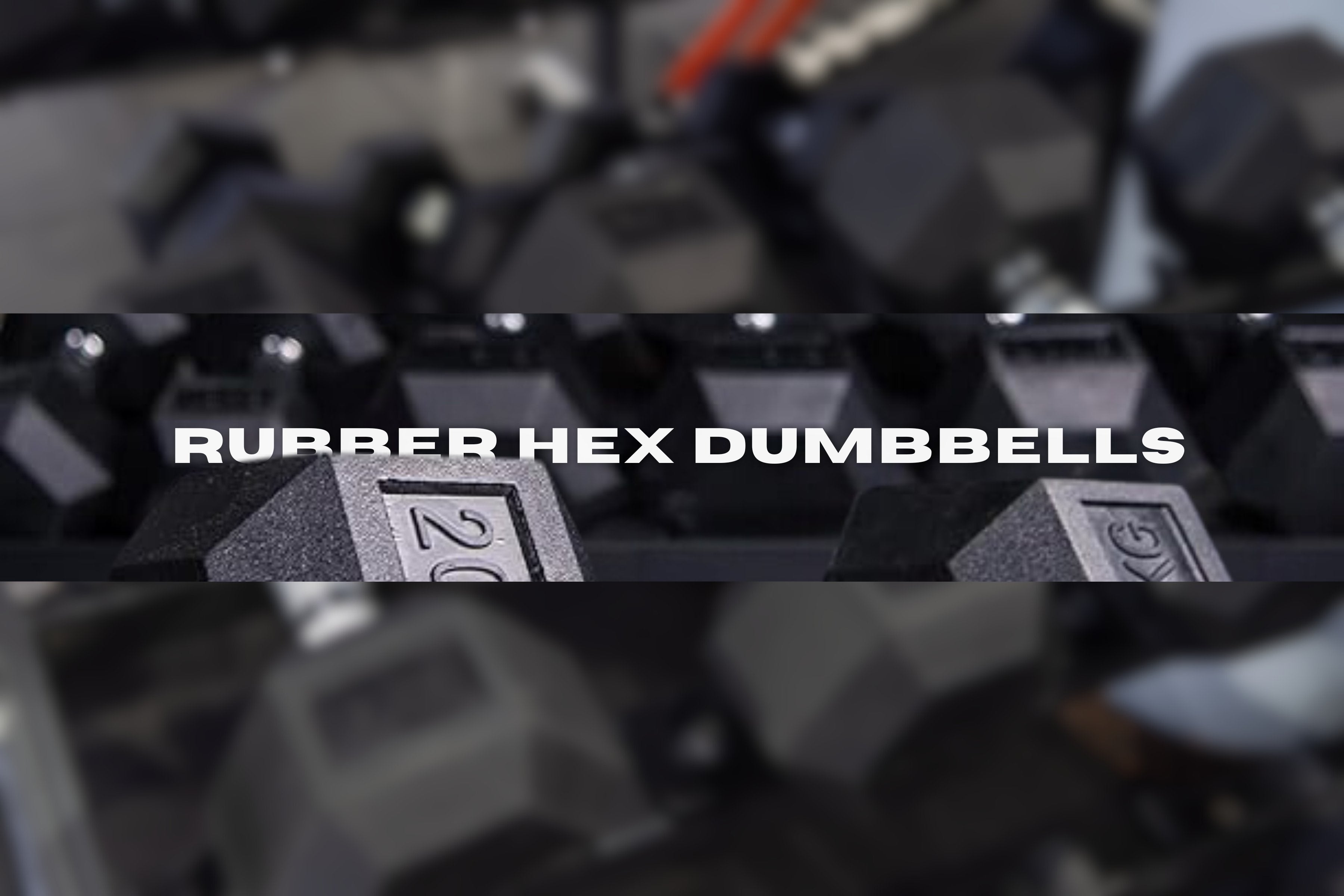 Rubber Hex Dumbbells-Gym Direct