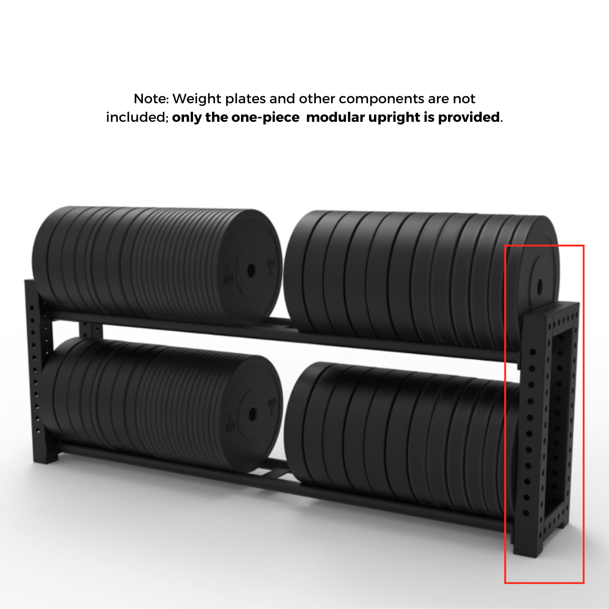 Muscle Motion 77cm Modular Storage Uprights – Heavy-Duty & Customizable-Modular Storage Racking-Gym Direct