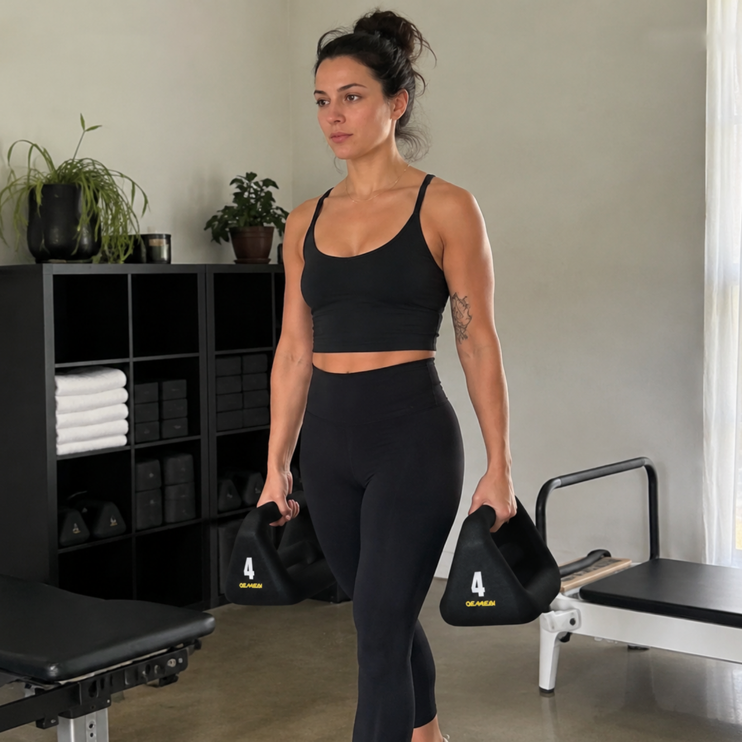 Oemmebi Triangle Dumbbell / Kettlebell / Double Grip Medicine Ball / Push-Up Stand