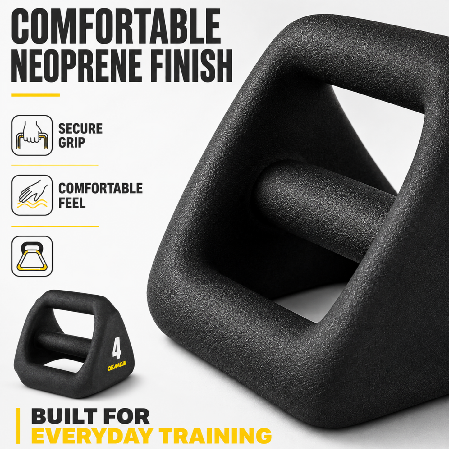 Oemmebi Triangle Dumbbell / Kettlebell / Double Grip Medicine Ball / Push-Up Stand