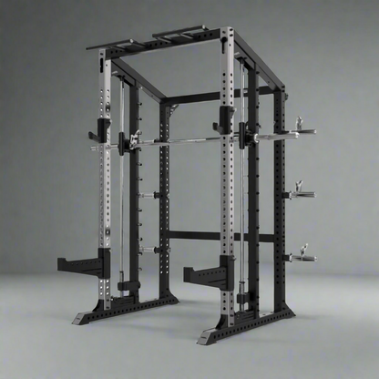 Rapid Motion RM7 Series Commercial Modular Power Rack With Smith Machine