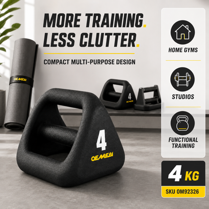 Oemmebi Triangle Dumbbell / Kettlebell / Double Grip Medicine Ball / Push-Up Stand