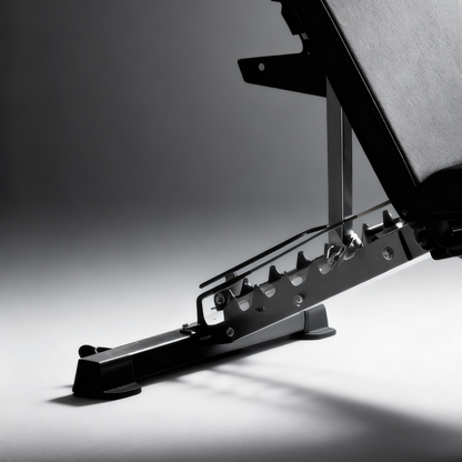 Muscle Motion AB1016 All-in-One Adjustable Bench – Flat, Incline, Decline & Bicep Curl
