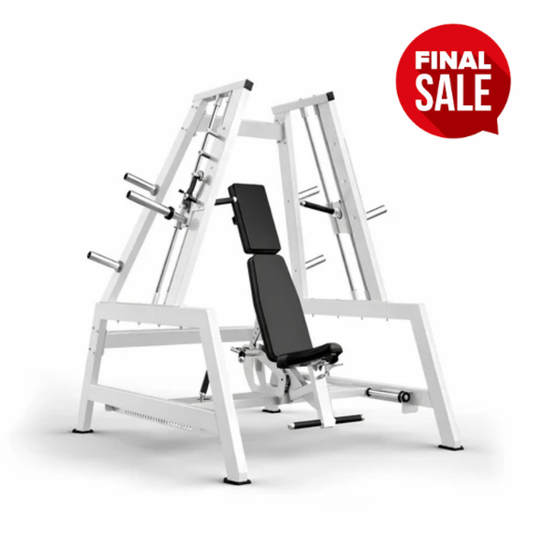 Realleader USA XRHSPRO1008 Commercial Power Smith Machine Dual System Incline Bench