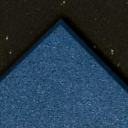 Commercial Rubber Gym Flooring - Blue (1000mm x 1000mm x 15mm)
