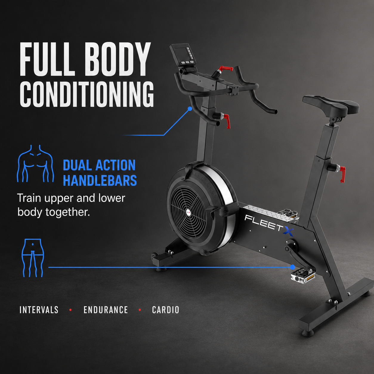 FleetX Commercial Air Bike