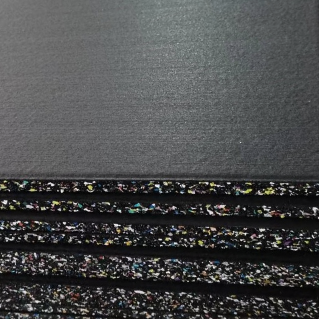 EPDM Rubber Flooring - Black 15mm