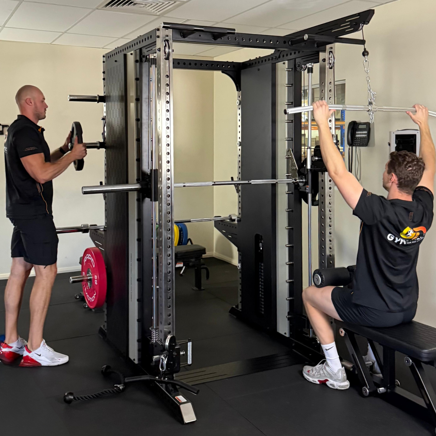 RMC GRAVIX Commercial RM9  Power Rack + Smith Machine + Functional Trainer