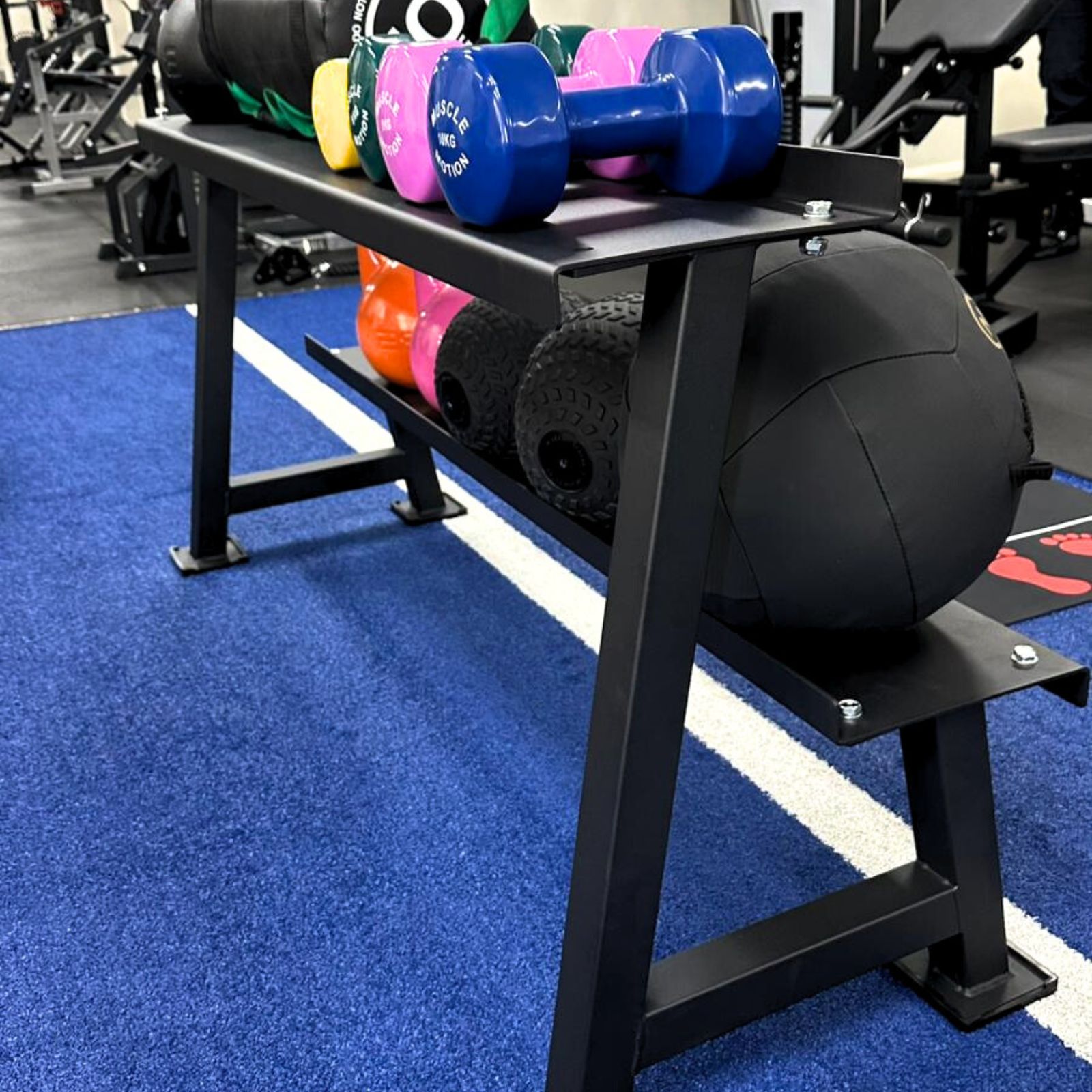 Muscle Motion 2-Tier Multi Kettlebell Storage Rack – Gym Direct