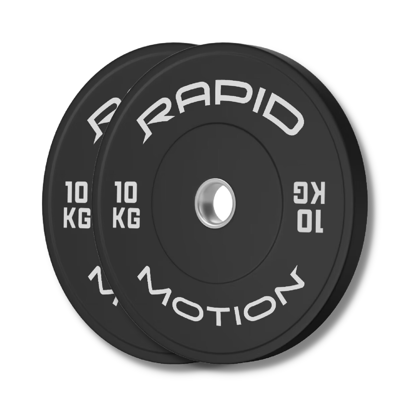 Rapid Motion Olympic Black Bumper Plates 5/10/15/20/25kg Pair – Gym Direct
