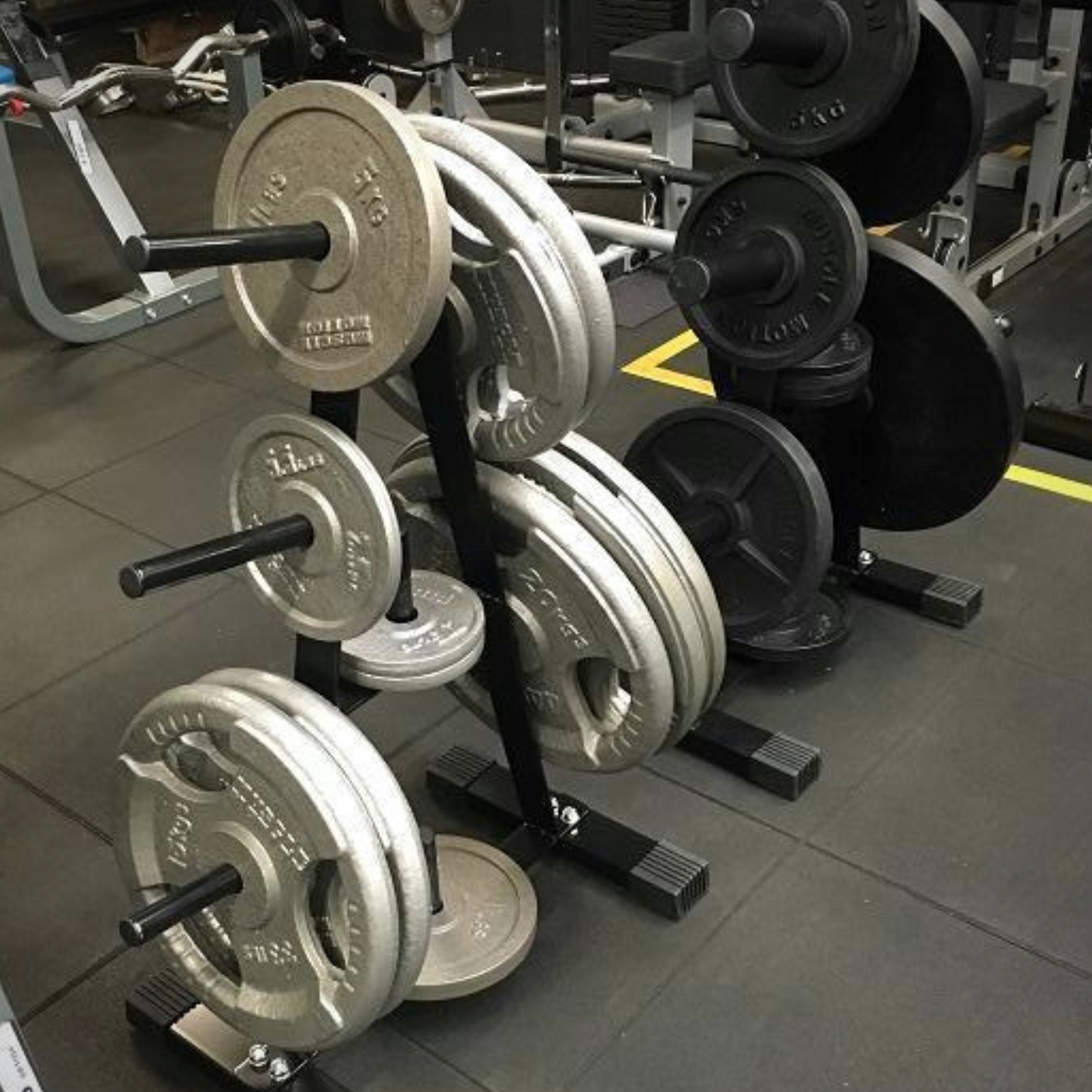 Muscle Motion Standard Weight Plate Rack-Gym Direct