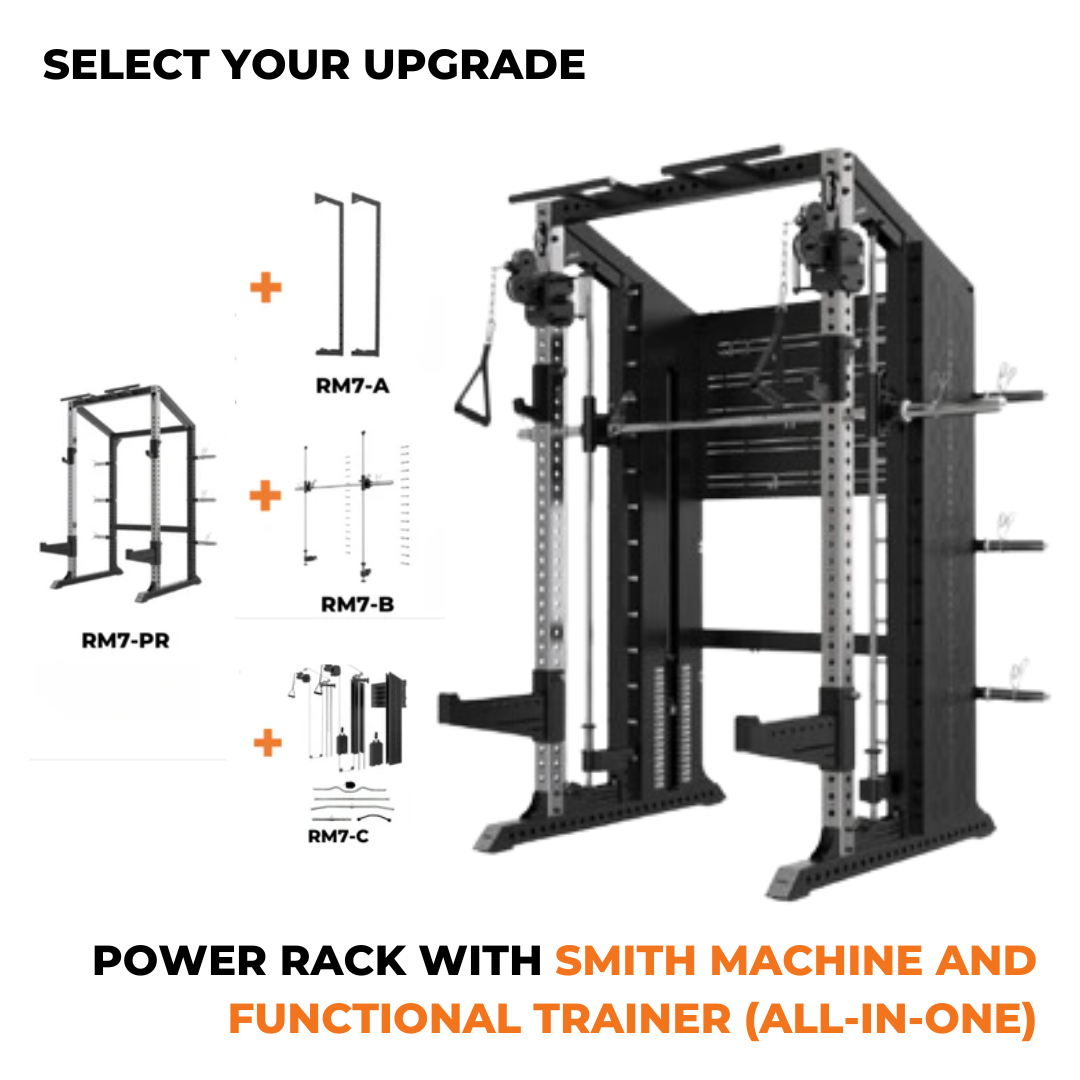 Rapid Motion RM7 Series Commercial Modular Power Rack