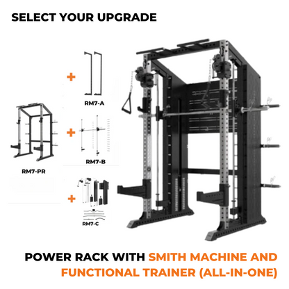 Rapid Motion RM7 Series Commercial Modular Power Rack