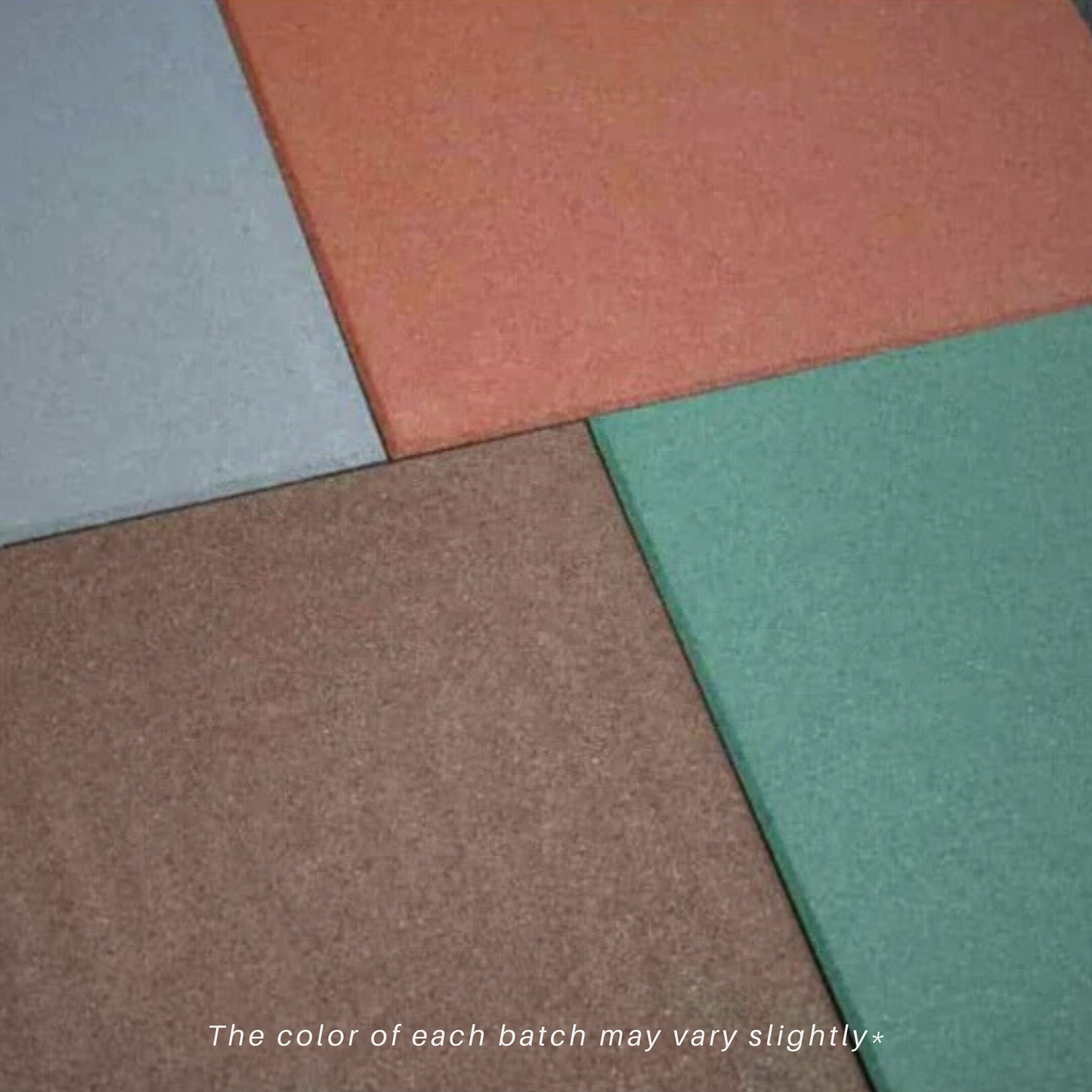Commercial Rubber Gym Flooring - Brown 1m x 1m x 15mm