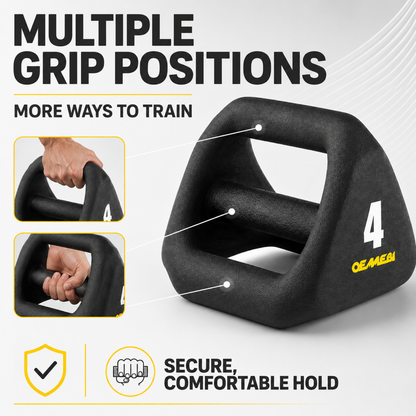 Oemmebi Triangle Dumbbell / Kettlebell / Double Grip Medicine Ball / Push-Up Stand