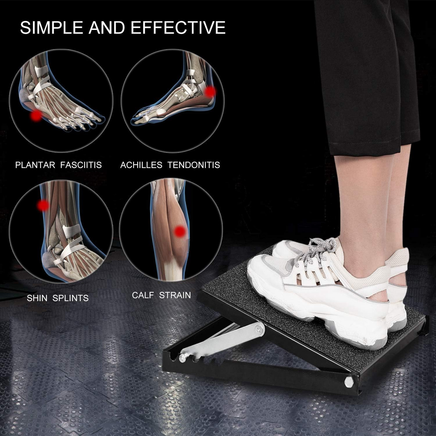 Muscle Motion Adjustable Slant Board Calf Stretcher