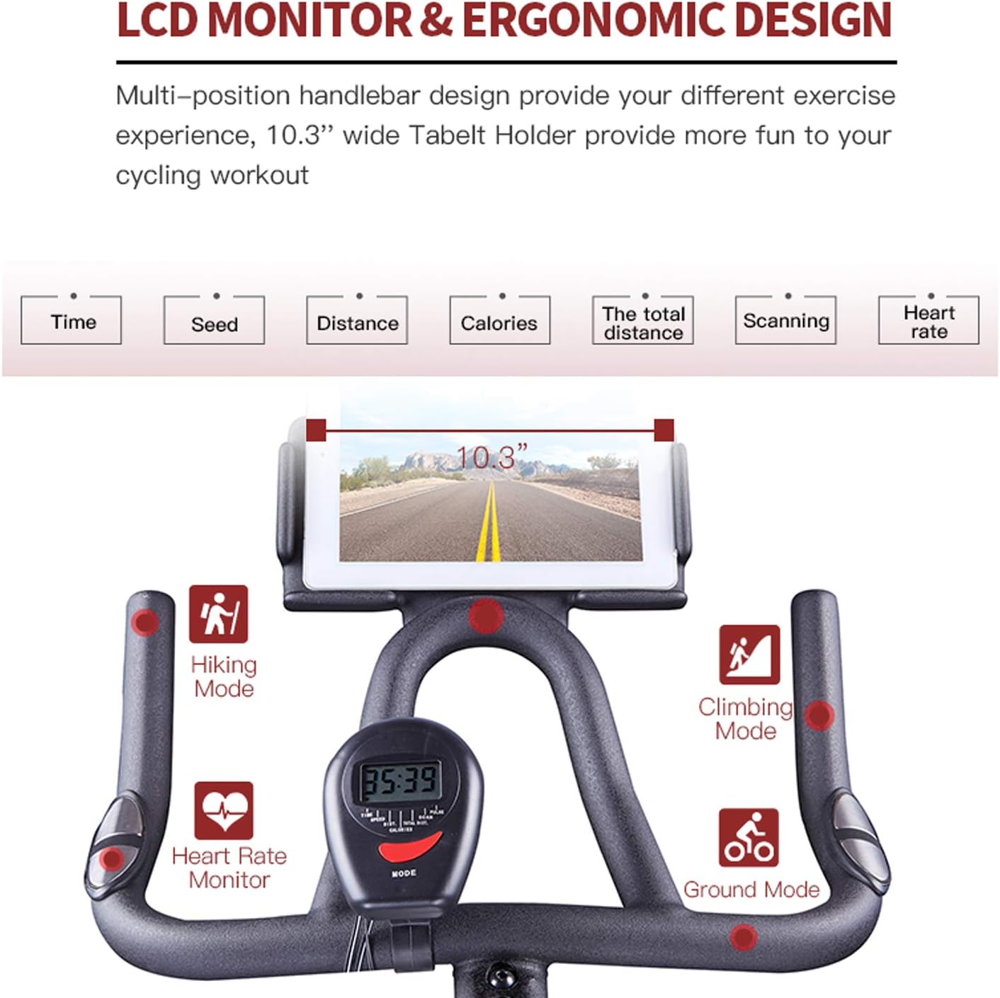 HARISON Exercise Bike Spin Bike B1850eco-Gym Direct