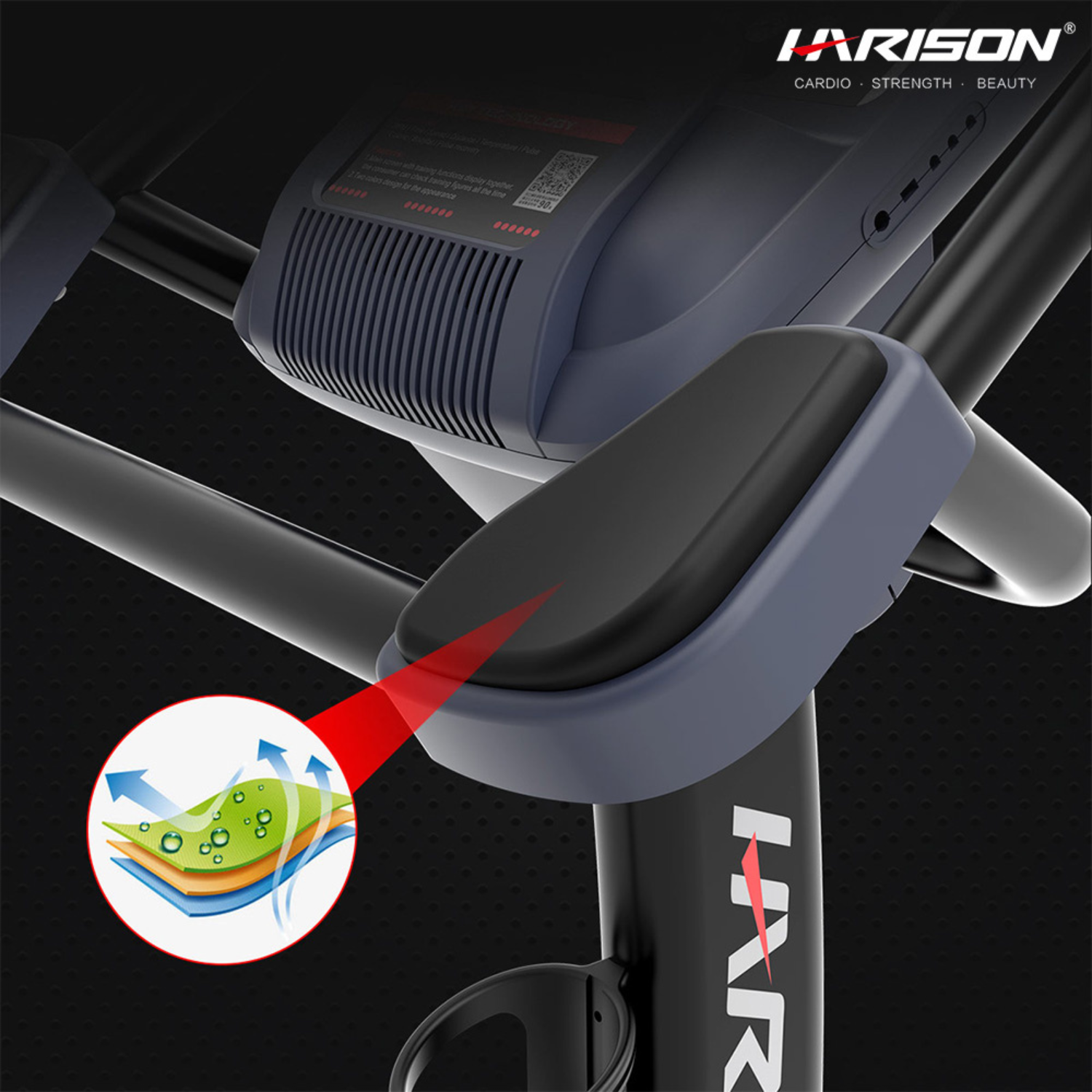 HARISON Discover B3600 Light Commercial Exercise Bikes Stationary-Gym Direct