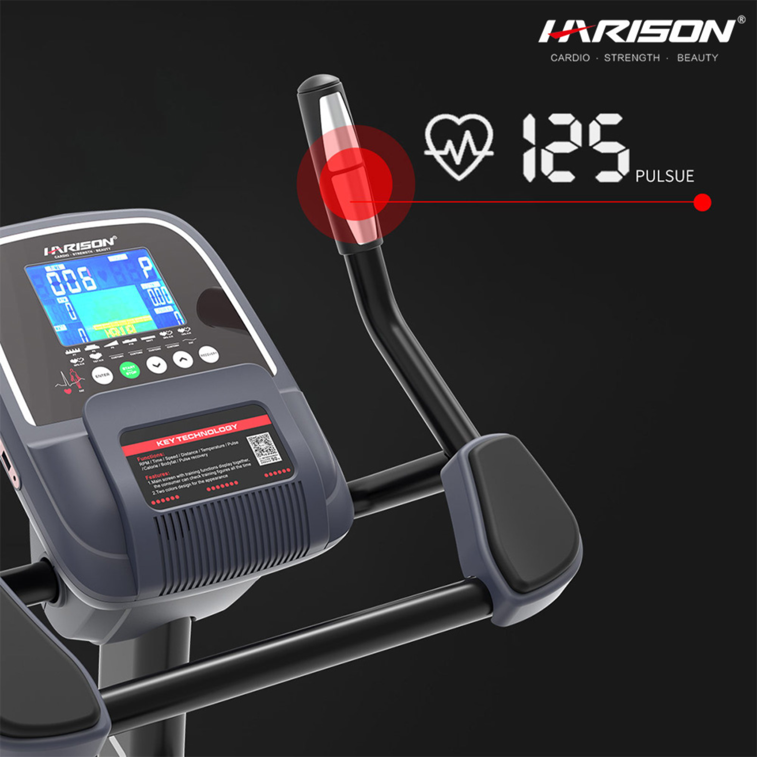 HARISON Discover B3600 Light Commercial Exercise Bikes Stationary-Gym Direct