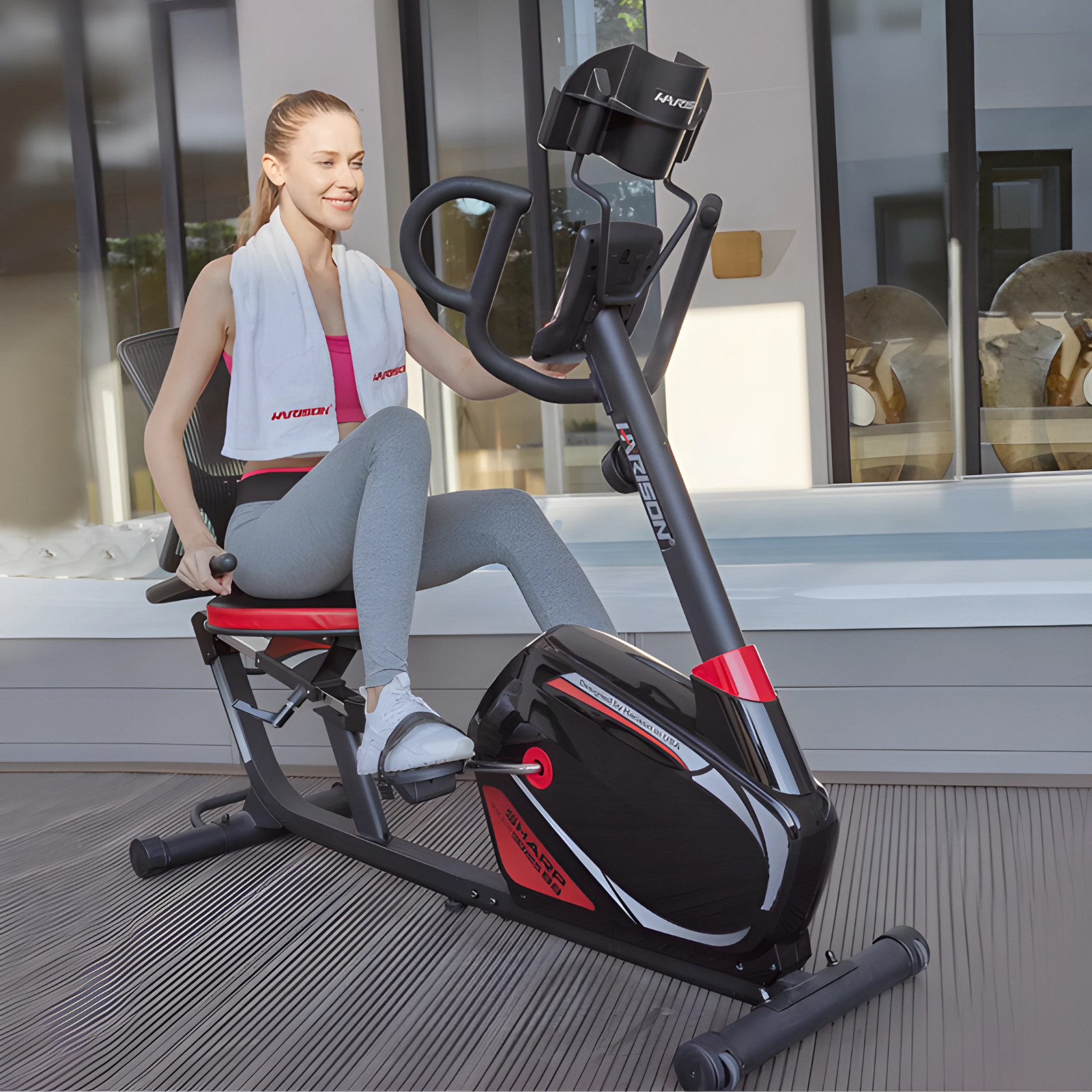 Harison Best Exercise Bike For 350 Lbs Harison Sharp Series HR