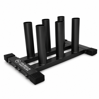 Muscle Motion Olympic Vertical 6 Bar Barbell Holder