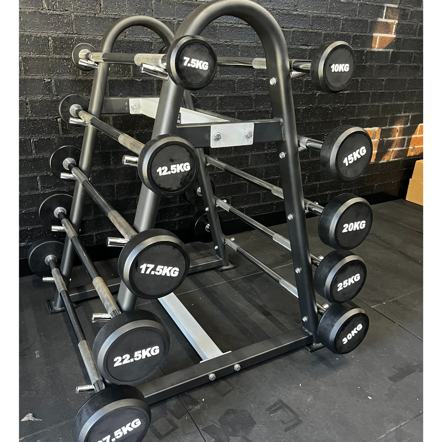 Commercial Barbell rack _prostyle fixed barbell – Gym Direct