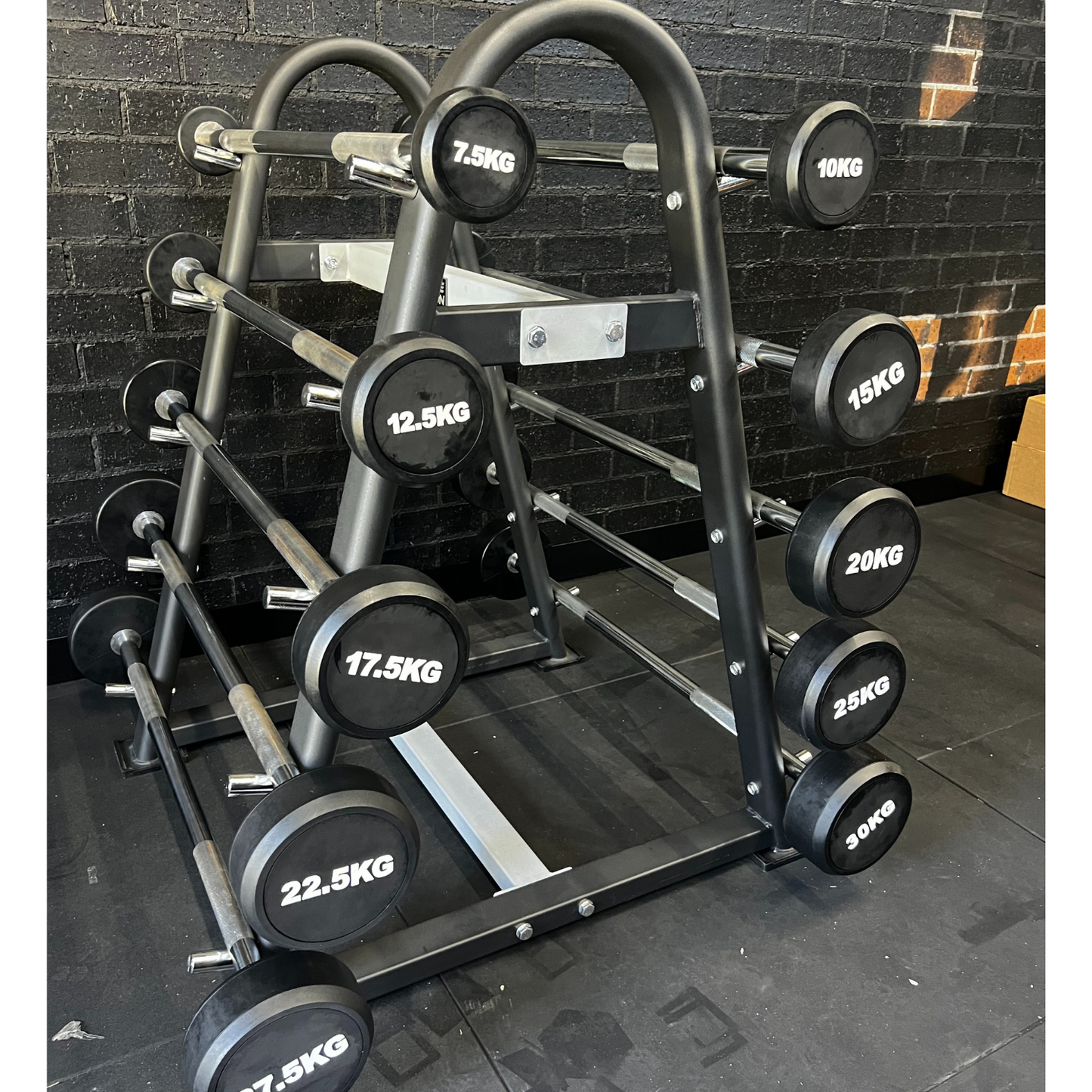 Muscle Motion Commercial Barbell Rack