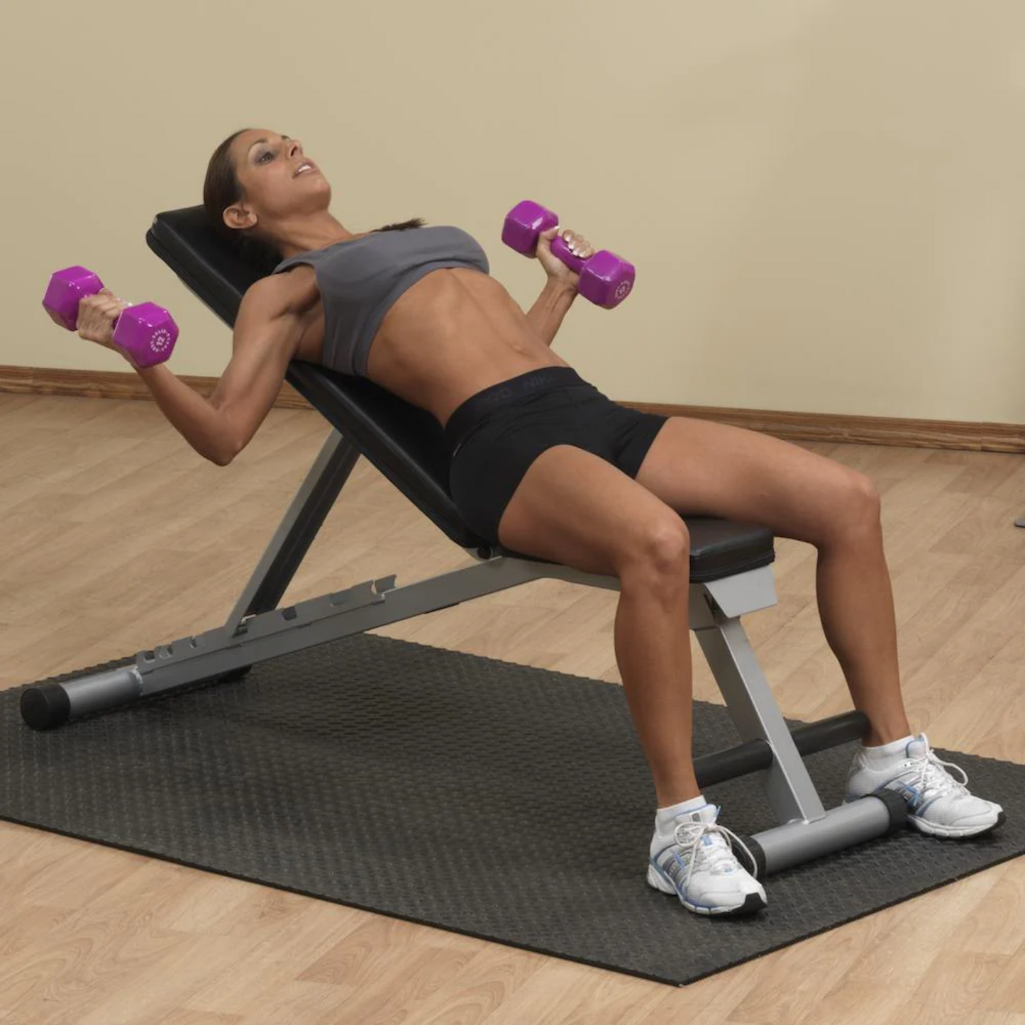 Body Solid Powerline Flat/Incline/Decline Folding Bench