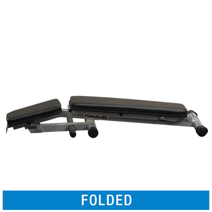 Body Solid Powerline Flat/Incline/Decline Folding Bench